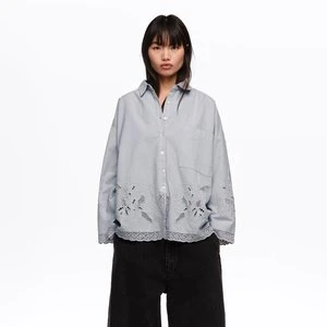 Koszula prosta haft jasnoniebieska BIMBA Y LOLA