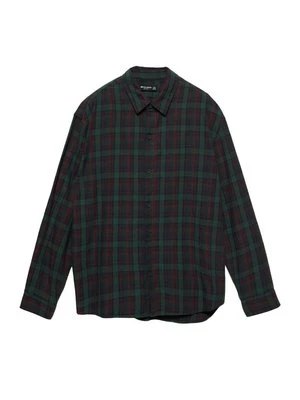 Koszula PULL&BEAR ciemnozielony