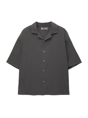 Koszula PULL&BEAR ciemnoszary