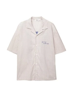 Koszula PULL&BEAR liliowy