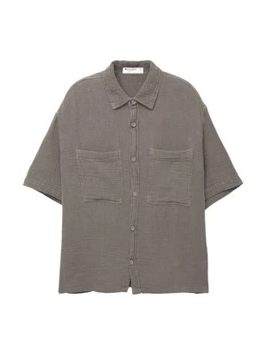 Koszula PULL&BEAR ciemnoszary