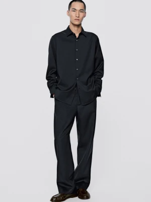 Koszula Regular Fit – Limited Edition - Granatowy - Massimo Dutti - Male