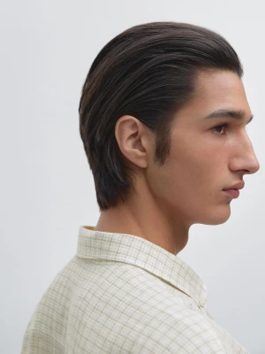 Koszula Regular Fit Ze 100% Lnu - Beżowy - - Massimo Dutti - Mężczyzna
