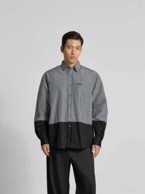 Koszula casualowa o kroju relaxed fit z brustaszą Vetements Ciemnoszary