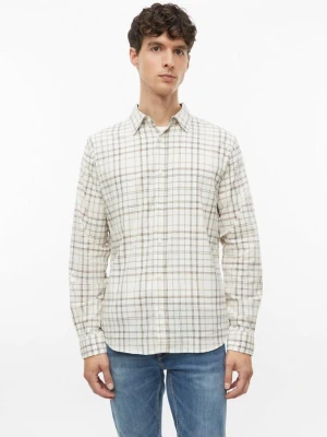 Slim Fit: Miękka koszula w kratkę z elastycznej bawełny s.Oliver