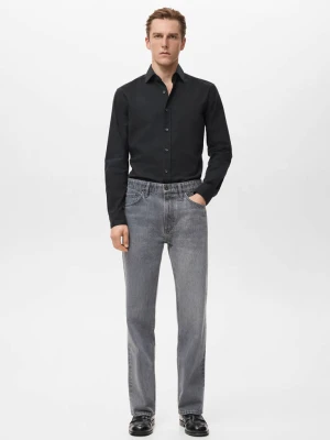 Zdjęcie produktu Koszula slim fit z 100% bawełny czarny - Mężczyzna - - MANGO MAN