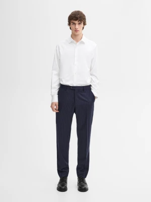Koszula Slim Ze 100% Bawełny - Biały - - Massimo Dutti - Mężczyzna