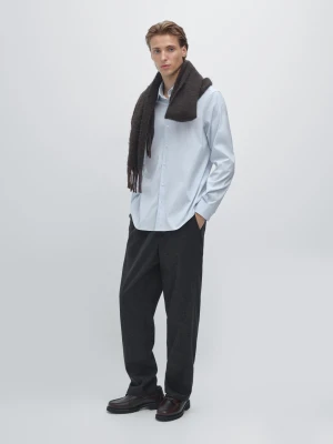 Koszula Slim Ze Stretchem - Błękitny - - Massimo Dutti - Mężczyzna