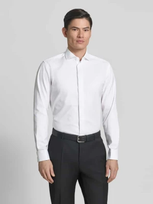 Koszula smokingowa o kroju slim fit z diagonalu Eterna