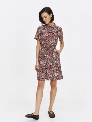 Koszula sukienka we wzory o długości mini Top Secret