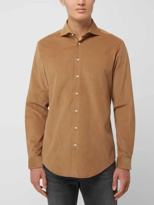 Koszula sztruksowa o kroju regular fit z bawełny model ‘Ethan’ carl gross