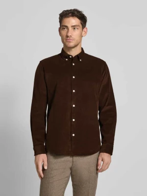 Koszula sztruksowa o kroju regular fit z czystej bawełny model ‘DANNI’ Selected Homme