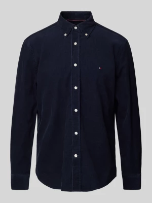 Koszula sztruksowa o kroju regular fit z kołnierzykiem typu button down model ‘SOLID’ Tommy Hilfiger