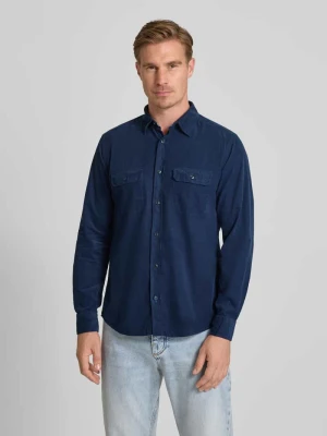 Koszula sztruksowa o kroju regular fit z kołnierzykiem typu kent OLYMP Level Five