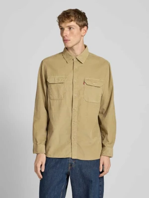 Koszula sztruksowa o kroju relaxed fit z kieszeniami na piersi model ‘TRUE CHINO’ Levi's Beżowy