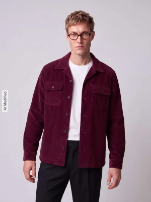 Koszula casualowa o kroju relaxed fit z czystej bawełny Polo Ralph Lauren Bordowy