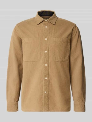 Koszula sztruksowa z czystej bawełny o kroju regular fit Barbour Beżowy