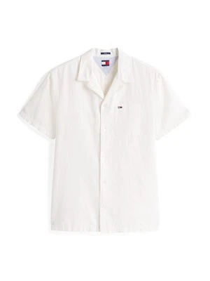 Koszula Tommy Jeans mleczny
