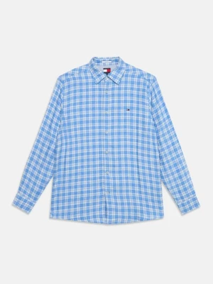 Koszula Tommy Jeans niebieski