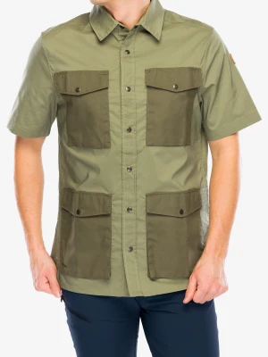 Koszula turystyczna Fjallraven Raven Shirt S/S - green/laurel green