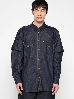 Koszula Versace Jeans Couture niebieski denim