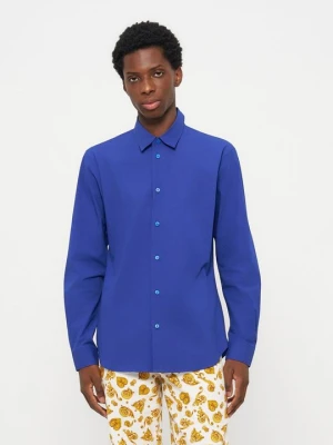 Koszula Versace Jeans Couture błękit królewski