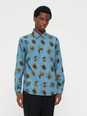 Koszula Versace Jeans Couture niebieski