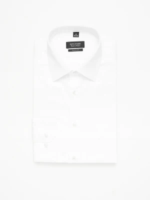 KOSZULA VERSONE 3028 DŁUGI RĘKAW SLIM FIT BIAŁY Recman