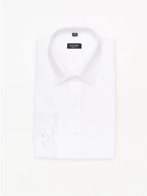 koszula versone 3050m długi rękaw custom fit biały Recman