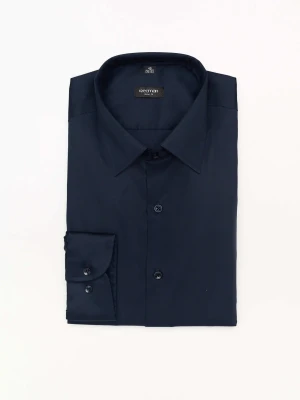 KOSZULA VERSONE 3053M DŁUGI RĘKAW SLIM FIT GRANAT Recman