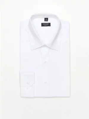 koszula versone 3059m długi rękaw custom fit biały Recman