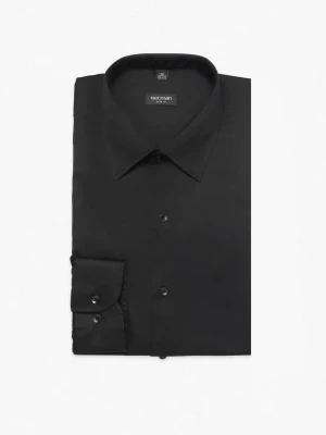 KOSZULA VERSONE 3153M DŁUGI RĘKAW SLIM FIT CZERŃ Recman
