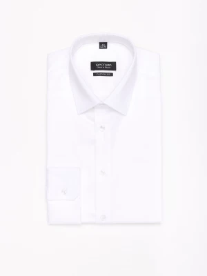 koszula versone 3155t długi rękaw custom fit biała Recman
