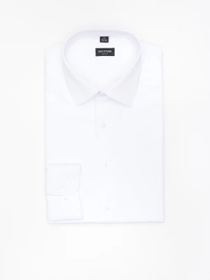 KOSZULA VERSONE 3315 DŁUGI RĘKAW SLIM FIT BIAŁA Z BAWEŁNĄ Recman
