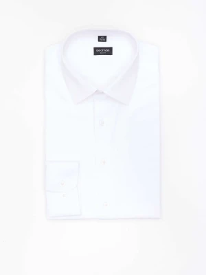 KOSZULA VERSONE 3315 DŁUGI RĘKAW SLIM FIT BIAŁA Z BAWEŁNĄ Recman