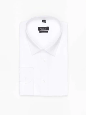 KOSZULA VERSONE 90001 DŁUGI RĘKAW REGULAR FIT BIAŁY Z BAWEŁNĄ Recman