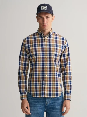 Koszula W Kolorową Kratkę Regular Fit GANT
