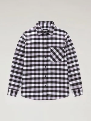 Woolrich Koszula w kolorze czarno-białym rozmiar: L