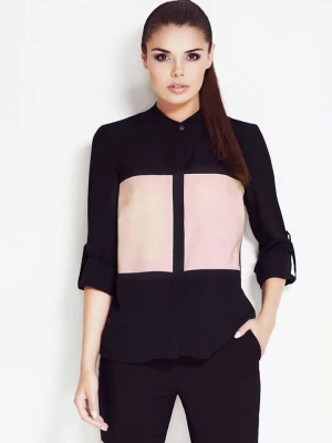 Awama Koszula w kolorze czarno-różowym rozmiar: M