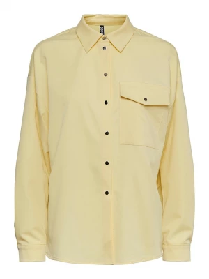 Pieces Koszula w kolorze żółtym rozmiar: M