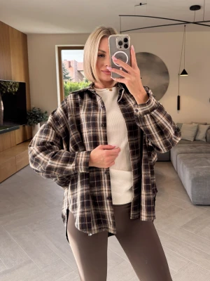 Koszula w Kratę Brązowa Amaris ClothStore