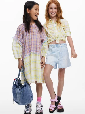 Koszula w kratę buble Desigual