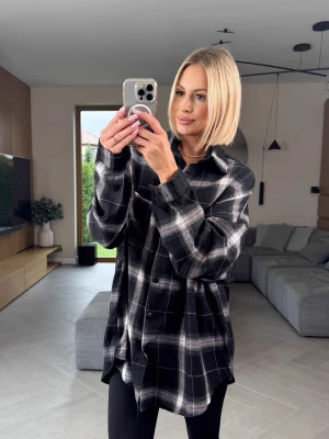 Koszula w Kratę Czarna Myster ClothStore