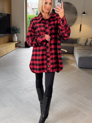 Koszula w Kratę Czerwona Luci ClothStore