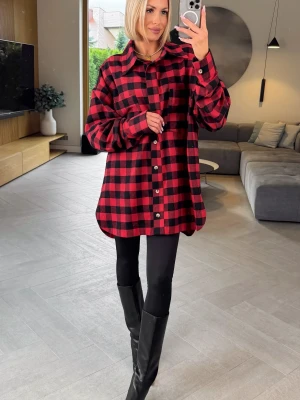 Koszula w Kratę Czerwona Luci ClothStore