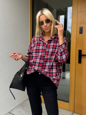 Koszula w Kratę Czerwona Tina ClothStore