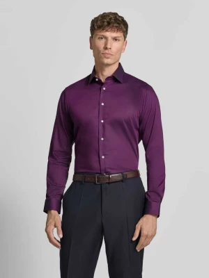 Koszula w kroju regular fit do biznesu z kołnierzykiem typu kent Christian Berg Men