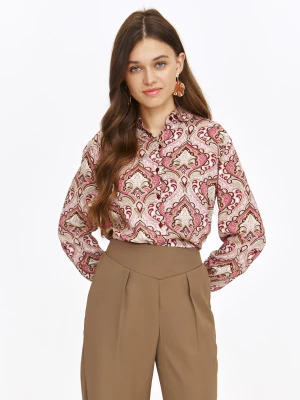 Koszula w różowe wzory