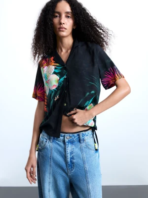 Koszula w stylu tropikalnym Desigual