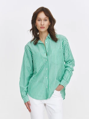 Koszula w zielone paski Top Secret